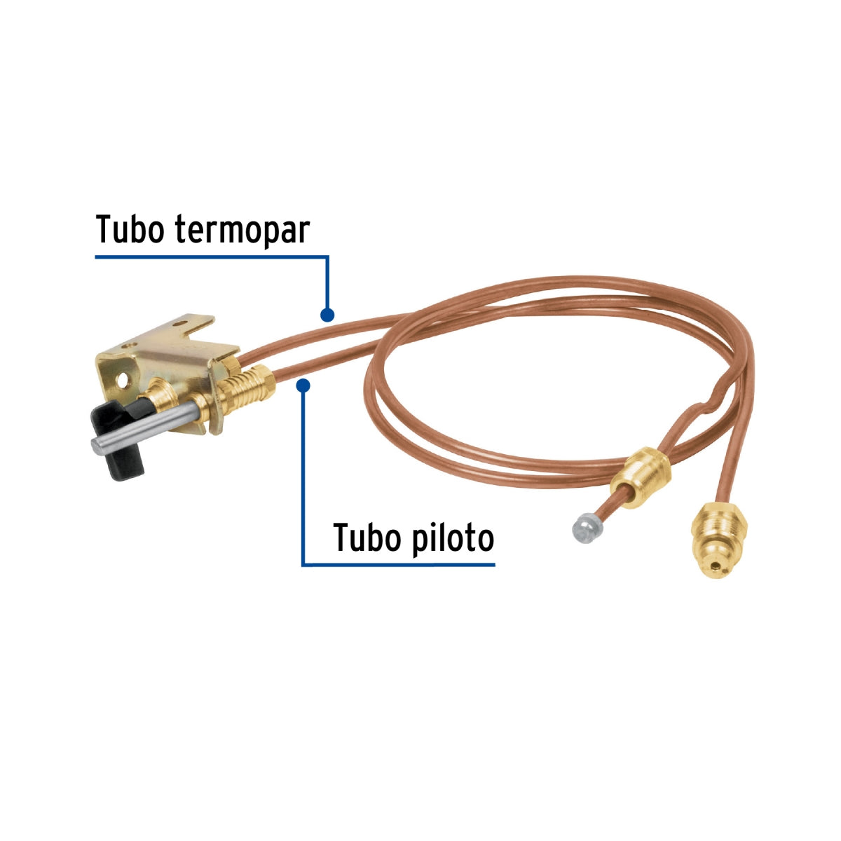 Termopar con piloto 60cm SKU:'49212