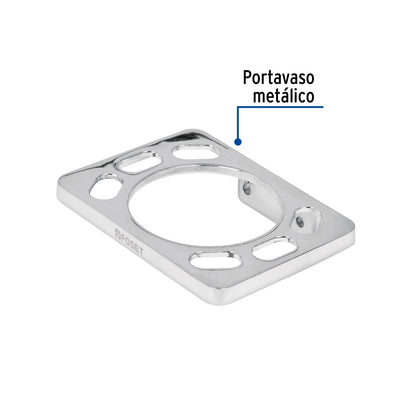 Cepillero portavaso metálico (Basic) SKU:'49610