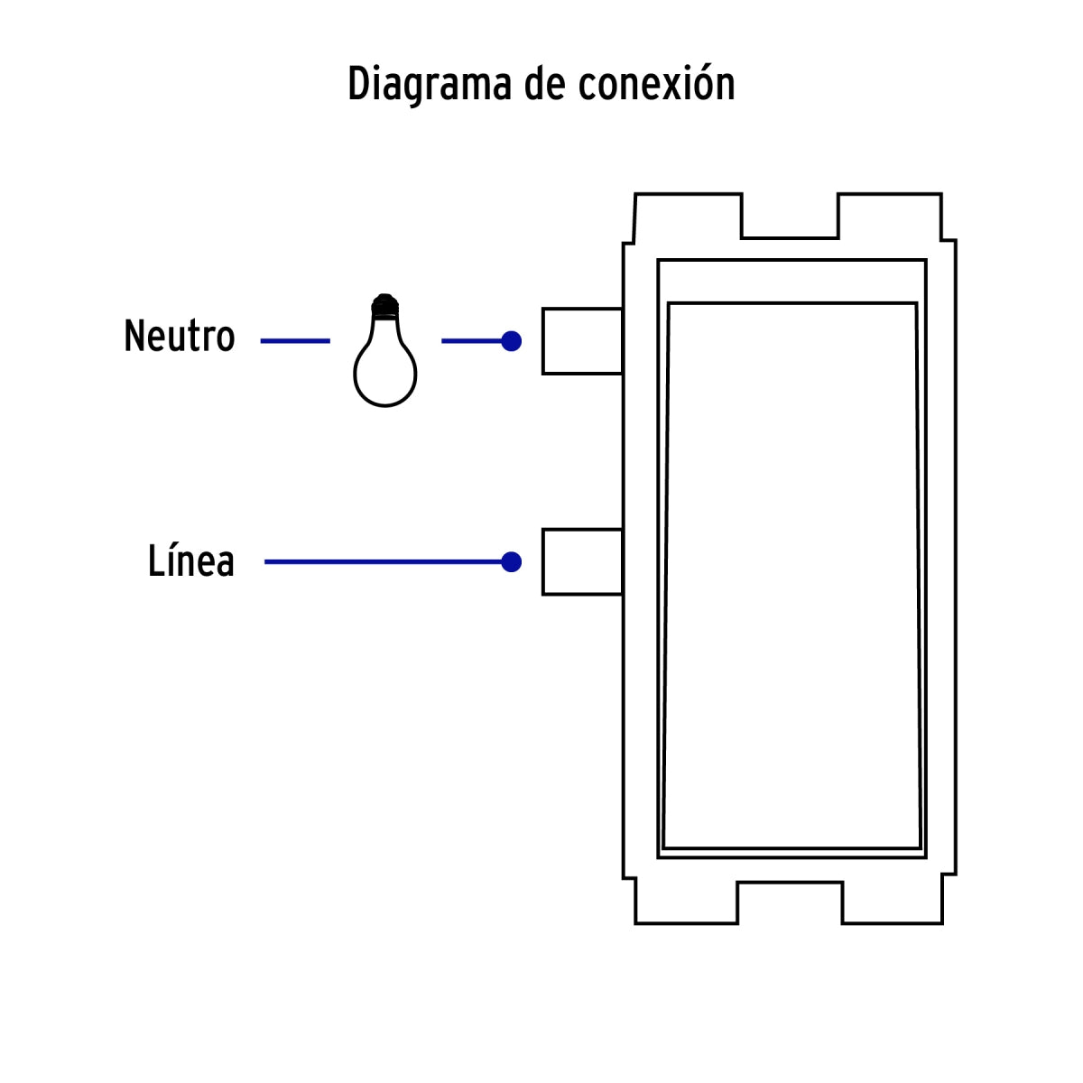 Interruptor sencillo (Basic) SKU:'27108