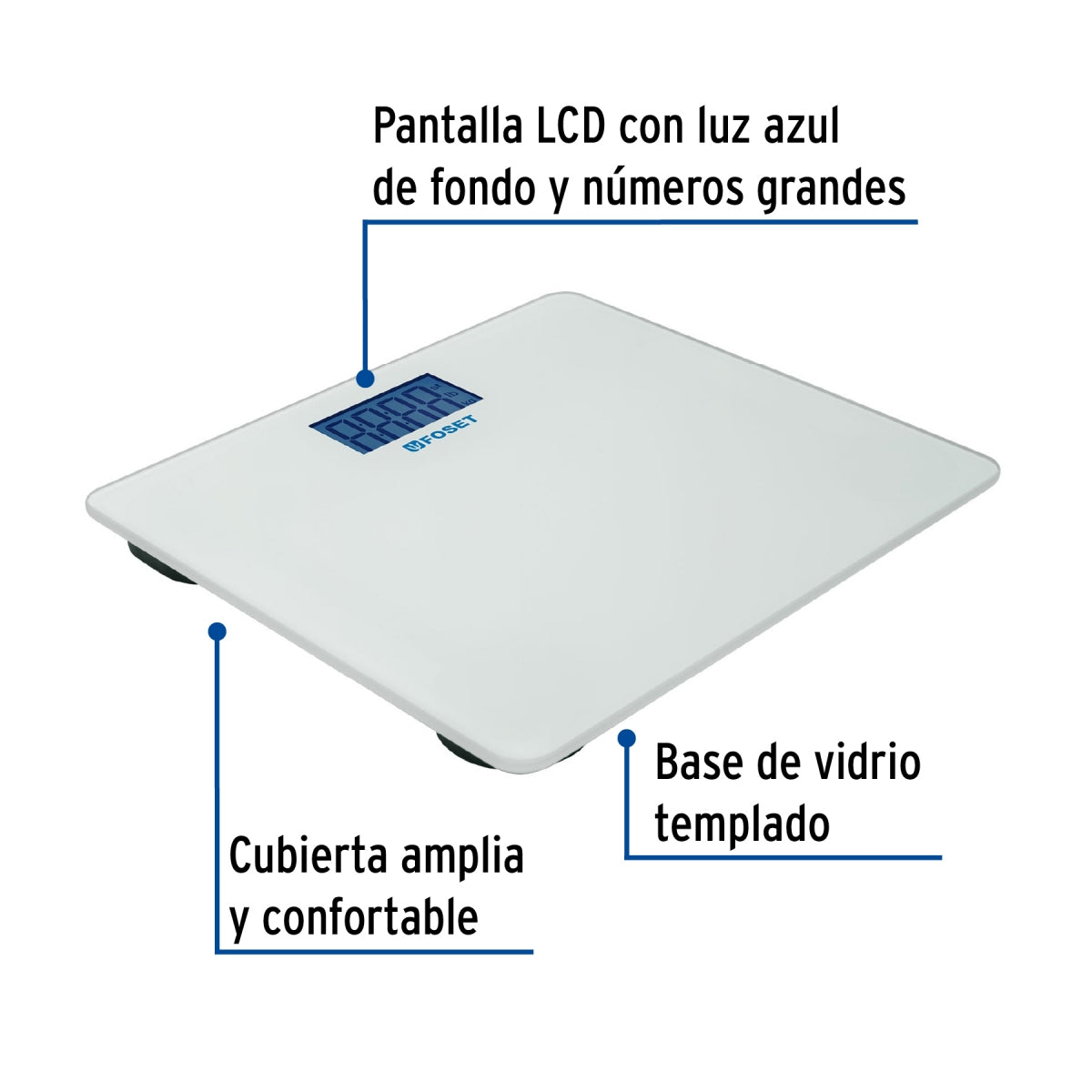 Báscula digital p/baño hasta 180kg SKU:'49910