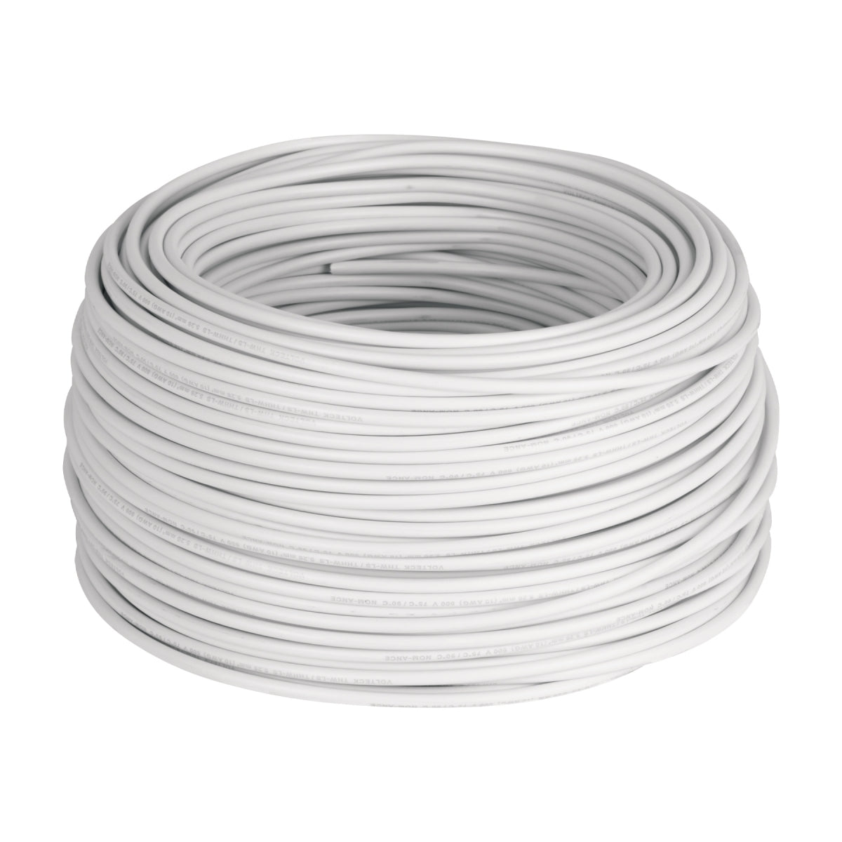 Cable sencillo blanco #10 cobre (rollo 100m) SKU:'46055