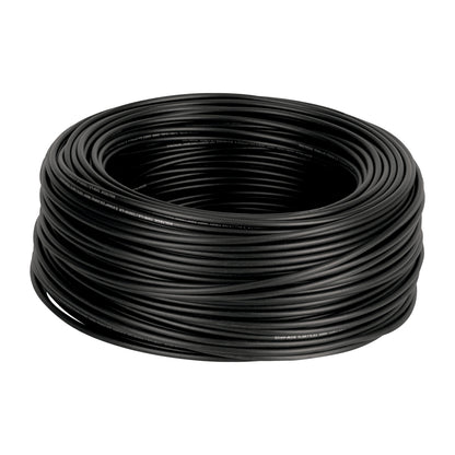 Cable sencillo negro #12 cobre (rollo 100m) SKU:'46052