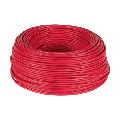 Cable sencillo rojo #12 cobre (rollo 100m) SKU:'46060