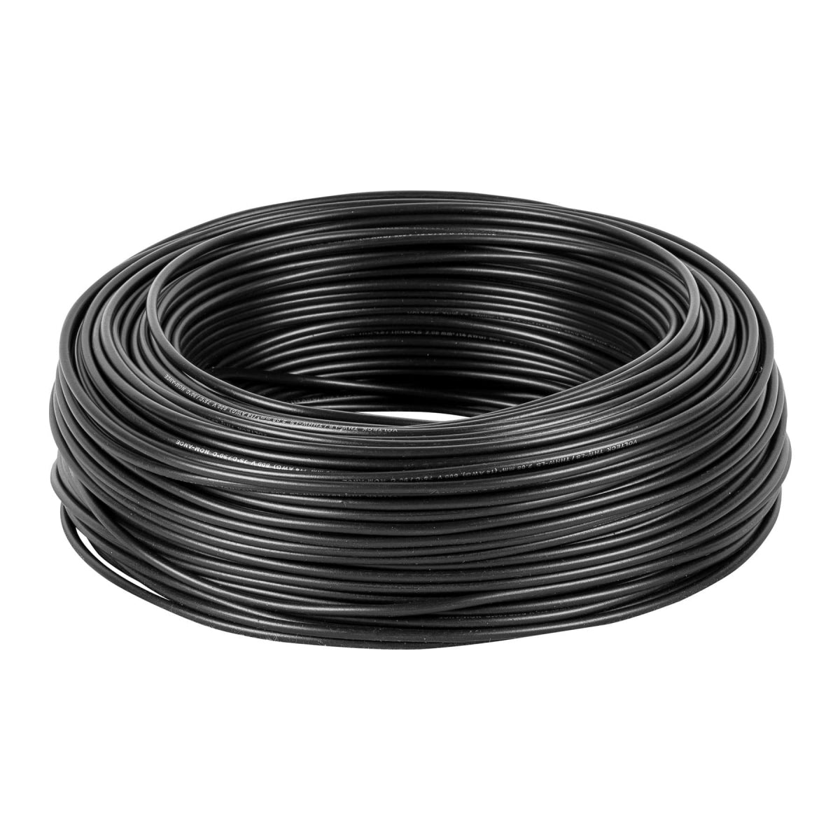 Cable sencillo negro #14 cobre (rollo 100m) SKU:'46053