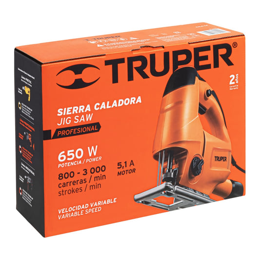 Sierra caladora 650W profesional SKU:'15422