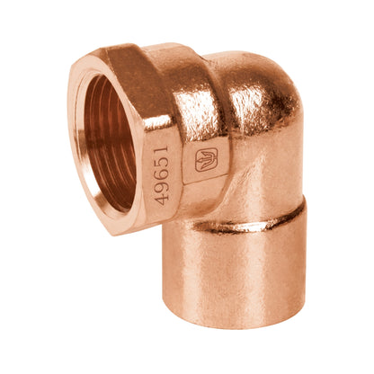 Codo 90° rosca interior 3/4" cobre SKU:'49651