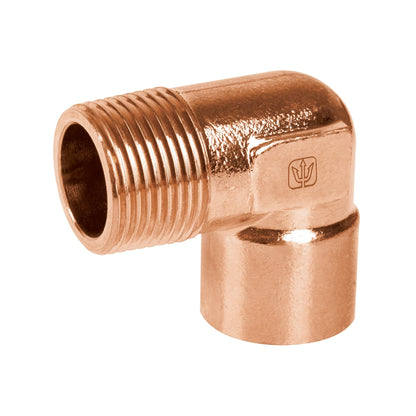 Codo 90° rosca exterior 3/4" cobre SKU:'49648