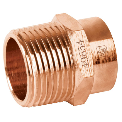 Cople rosca exterior 3/4" cobre SKU:'49654