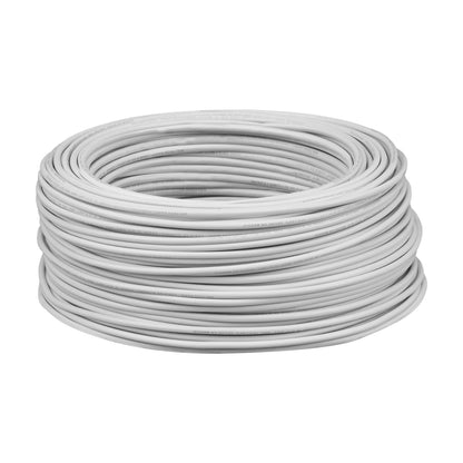 Cable sencillo blanco #12 alucobre (rollo 100m) SKU:'40212