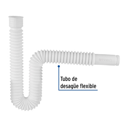 Céspol flexible PVC con adaptadores p/fregadero o lavabo SKU:'49509