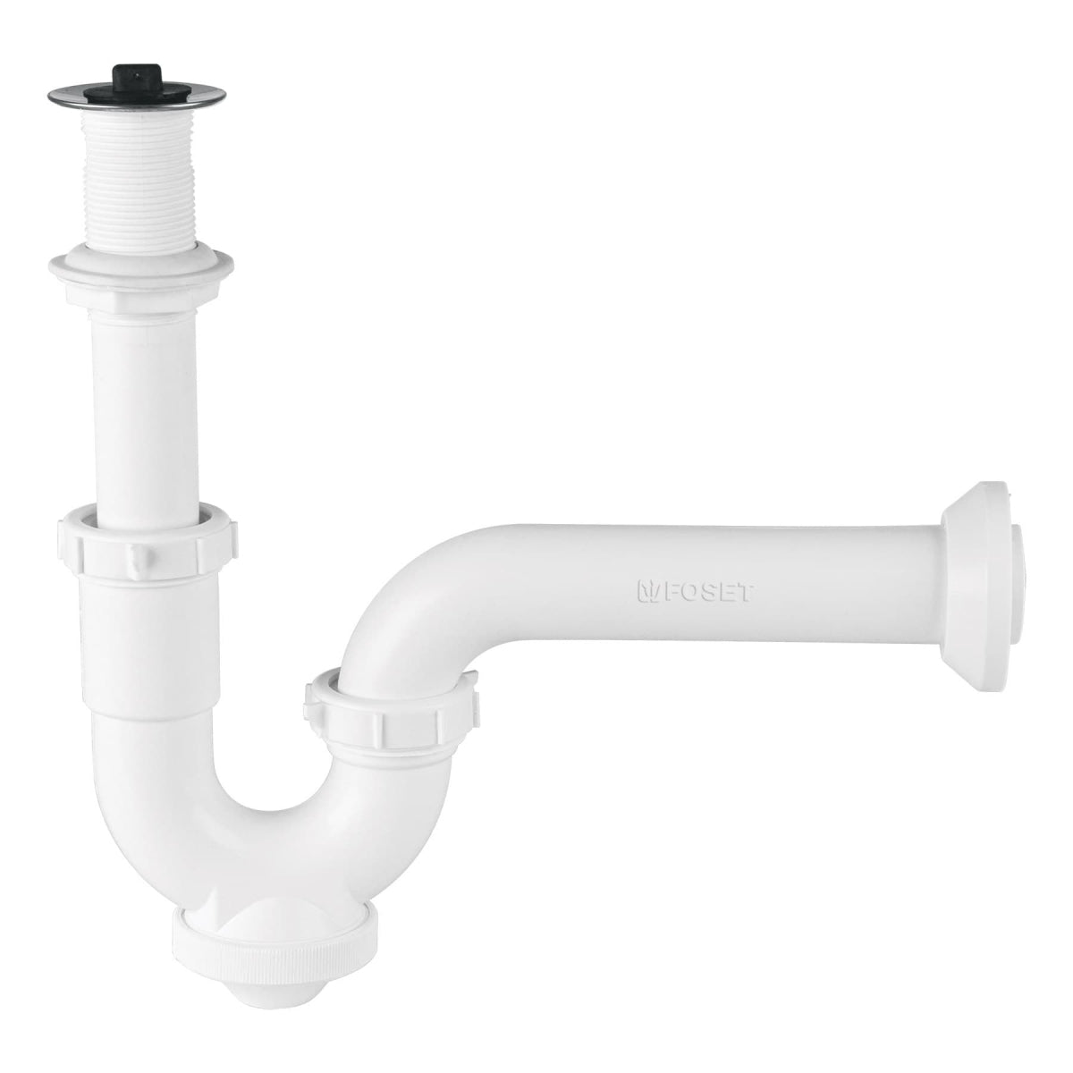 Céspol plástico rígido p/lavabo c/contracanasta tapón y rebosadero 1 1/4" SKU:'49508