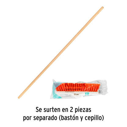 Cepillo plástico 30cm cerda rígida SKU:'57034