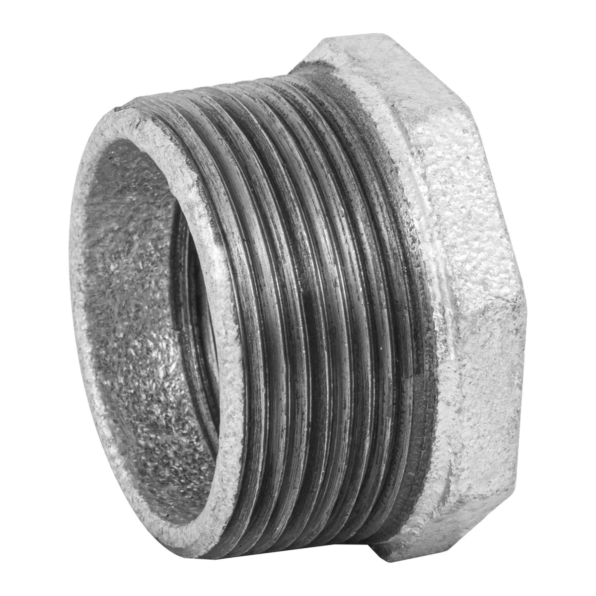 Reducción bushing 1 1/2" x 1 1/4" galvanizado SKU:'48780