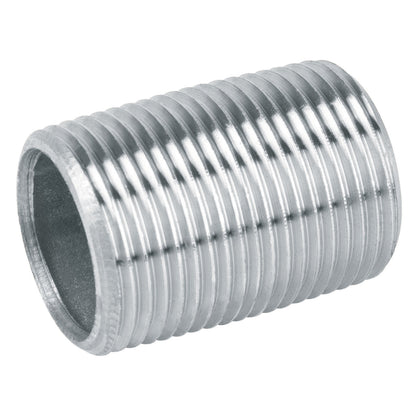 Niple rosca corrida 3/4" galvanizado SKU:'47537