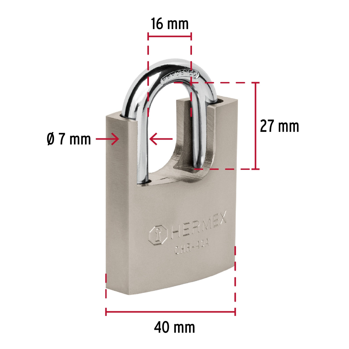 Candado 40MM antipalanca llave abloy SKU:'43312