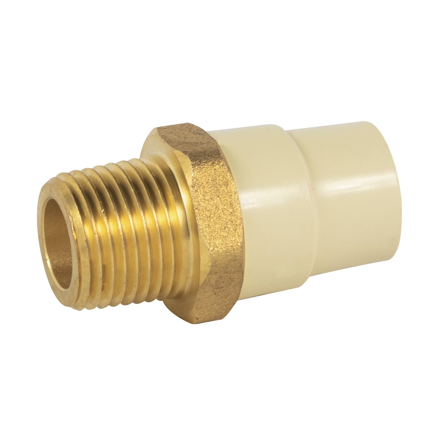 Adaptador macho c/inserto metálico 1/2" CPVC SKU:'45104