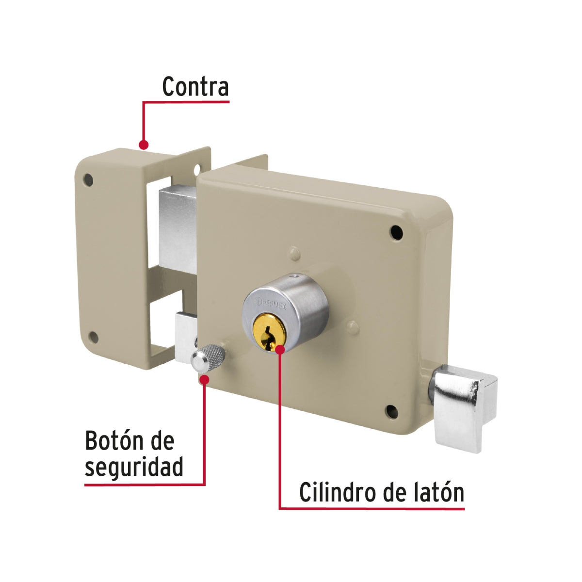 Chapa sobreponer izquierda instala-fácil SKU:'43575