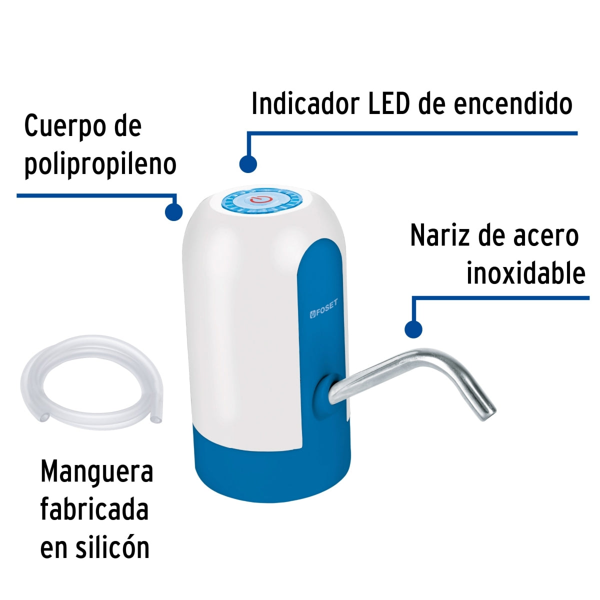 Dispensador eléctrico de agua para garrafón SKU:'47806