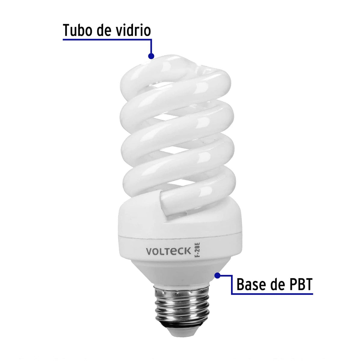 Foco espiral 20W (equivalente 75W) luz de día SKU:'48213