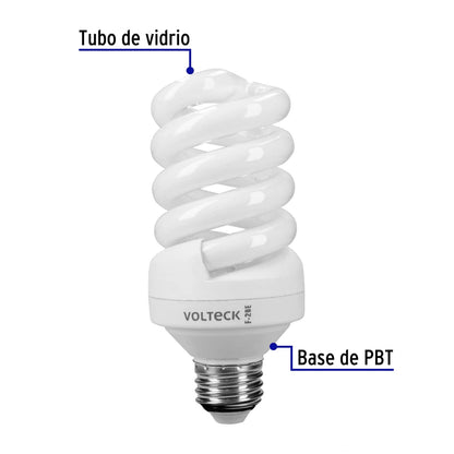 Foco espiral 20W (equivalente 75W) luz de día SKU:'48213