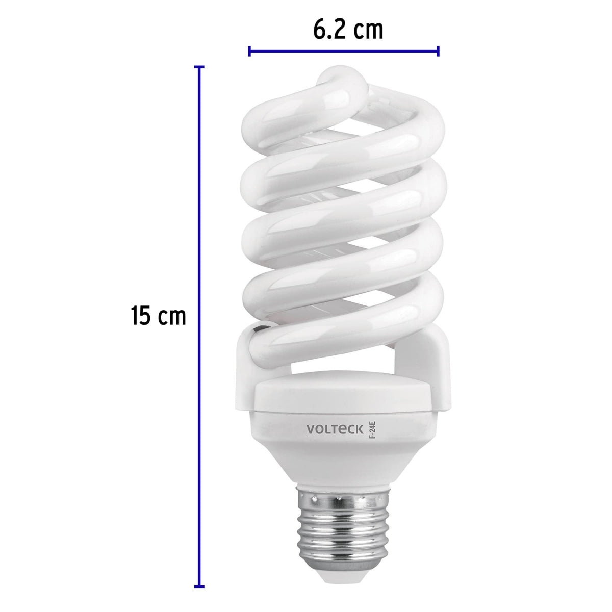 Foco espiral 24W (equivalente 100W) luz de día SKU:'48215