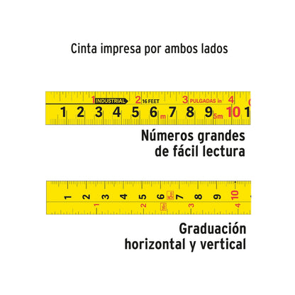 Flexómetro 5m contra impactos SKU:'14578