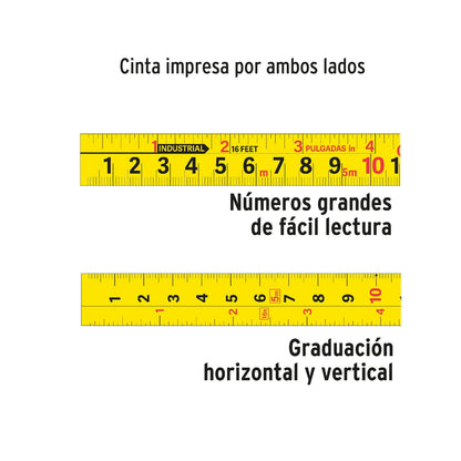 Flexómetro 8m contra impactos SKU:'14579