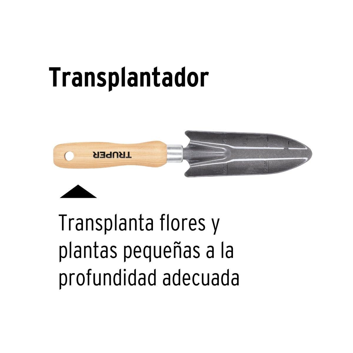 Transplantador para jardín 6" SKU:'15022