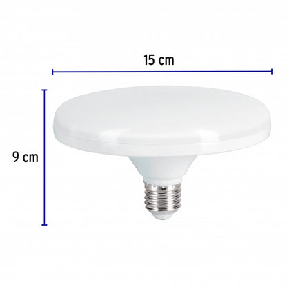 Foco LED tipo OVNI 18W (equivalente 125W) luz de día SKU:'46091