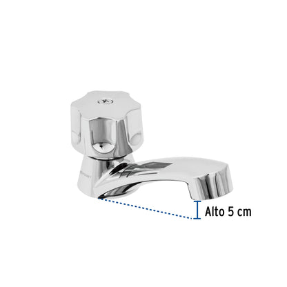 Llave plástica individual p/lavabo maneral hexagonal SKU:'49309