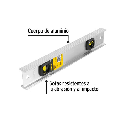 Nivel aluminio 14" 2 gotas SKU:'22456