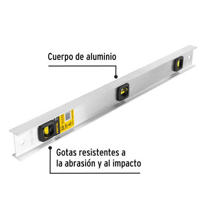 Nivel aluminio 24" 3 gotas SKU:'22460