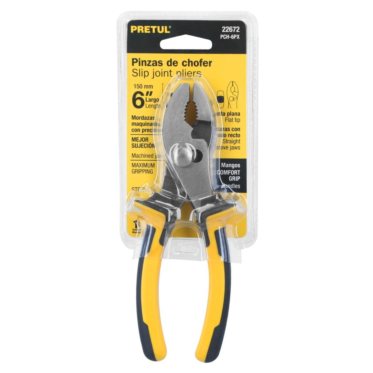 Pinza chofer 6" Comfort Grip SKU:'22672