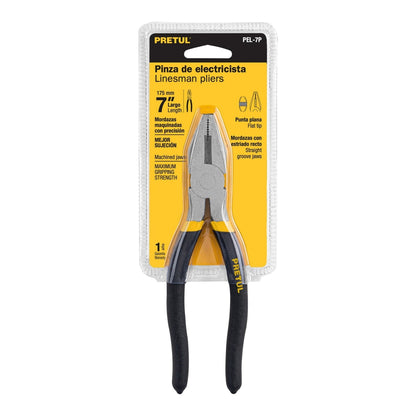 Pinza electricista 7" SKU:'22603