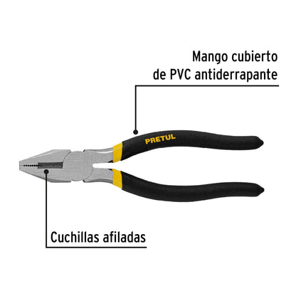 Pinza electricista 7" SKU:'22603