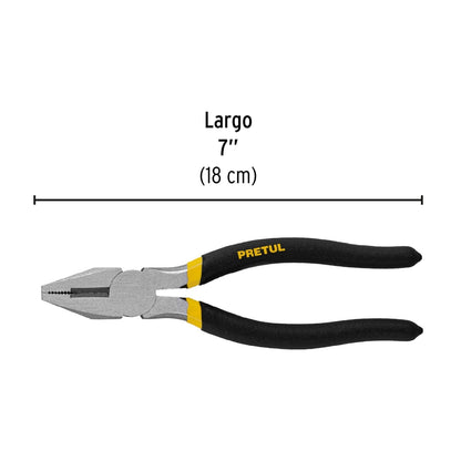 Pinza electricista 7" SKU:'22603