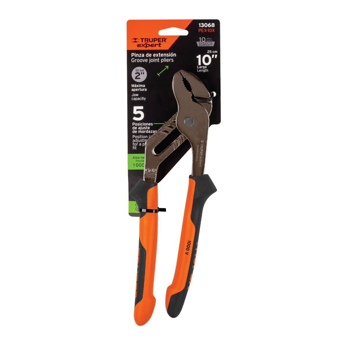 Pinza chofer de extensión 10" Comfort Grip SKU:'13068