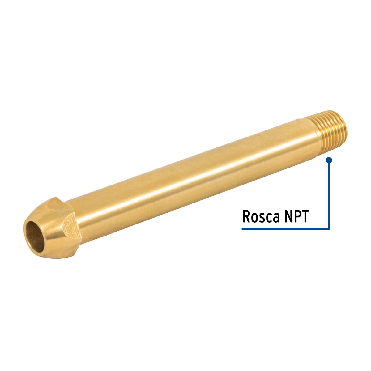 Punta pol p/gas 1/4" x 12cm SKU:'49196