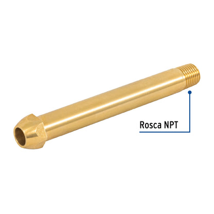 Punta pol p/gas 1/4" x 12cm SKU:'49196