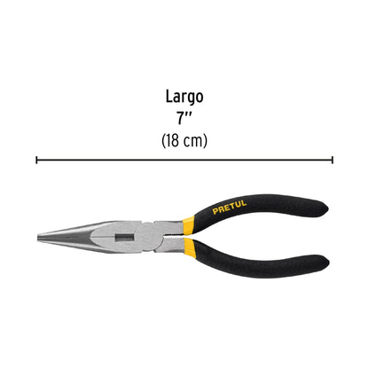 Pinza de punta y corte 7" SKU:'22625