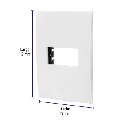 Placa 1 ventana (Oslo) SKU:'48303