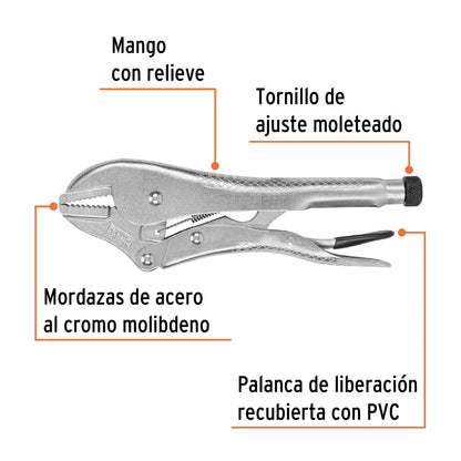 Pinza de presión 10" recta SKU:'17424