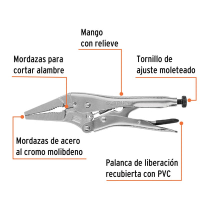 Pinza de presión 9" curva SKU:'17433