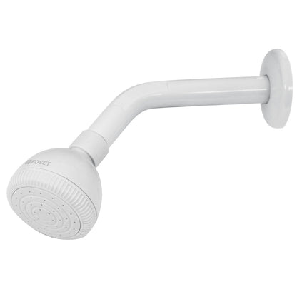 Regadera plástica 2 1/2" redonda color blanco (Basic) SKU:'49269