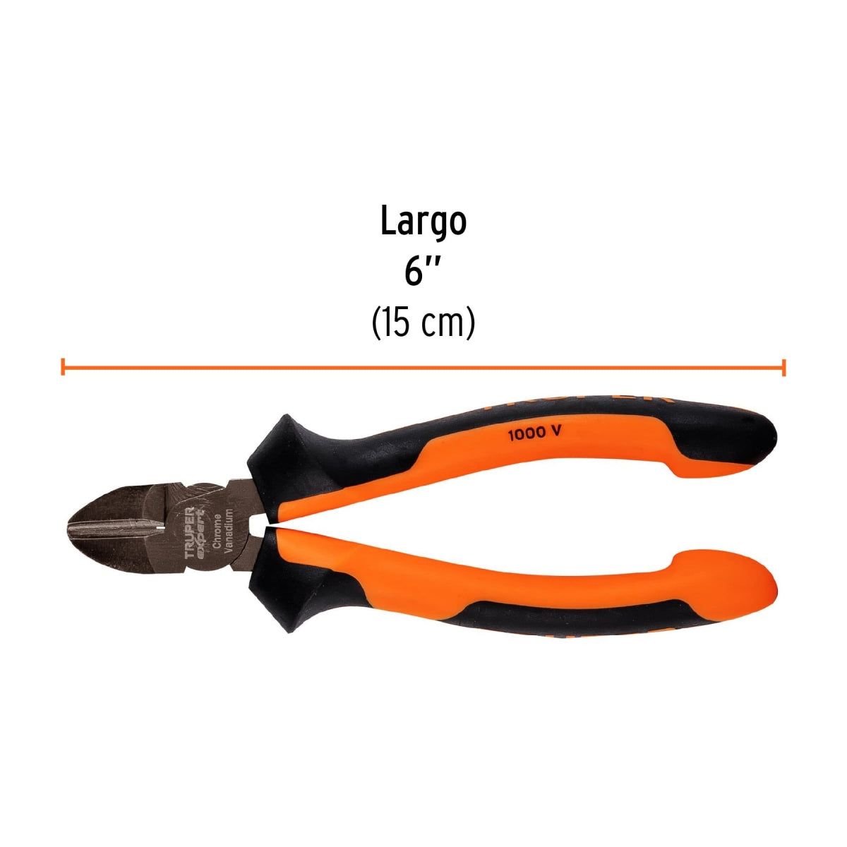 Pinza corte diagonal 6" Comfort Grip SKU:'17331