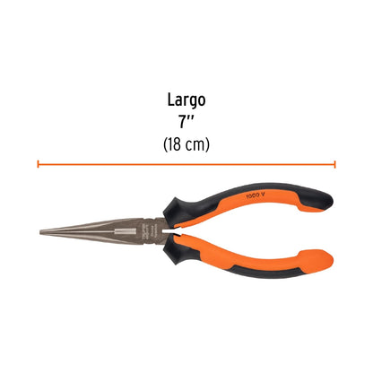 Pinza de punta y corte 7" Comfort Grip SKU:'12348